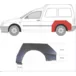 Арка задняя левая Volkswagen Caddy II 