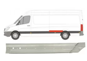 Панель кузова верхняя левая (перед задним колесом) Volkswagen Crafter I L3-L4 Polcar