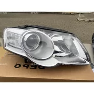 Фара передняя правая Volkswagen Passat B6 (линзованная, хром)