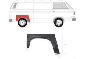 Арка задняя правая Volkswagen Transporter T3