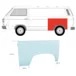Крыло заднее левое Volkswagen Transporter T3