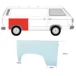 Крыло заднее правое Volkswagen Transporter T3