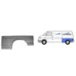 Крыло заднее левое Volkswagen Transporter T4 (длинная база)