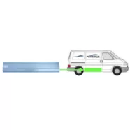 Ремкомплект сдвижной правой двери Volkswagen Transporter T4 (наружная часть) 24 см. Polcar