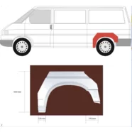 Арка задняя левая Volkswagen Transporter T4 (длинная база) KLOKKERHOLM