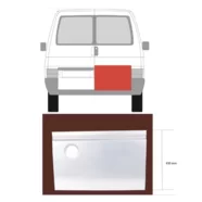 Ремкомплект двери задней правой Volkswagen Transporter T4 (43 см.)