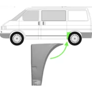 Ремкомплект крыла заднего левого Volkswagen Transporter T4 (короткая база) нижняя часть Polcar
