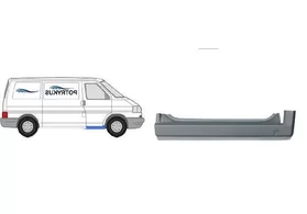 Порог правый Volkswagen Transporter T4 (под переднюю дверь) POTRYKUS