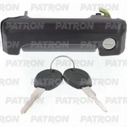 Ручка двери сдвижной наружная правая Volkswagen Transporter T4 (с замком и ключом)