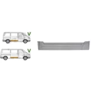 Ремкомплект сдвижной правой двери Volkswagen Transporter T4 (внутренняя часть) Polcar