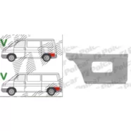 Ремкомплект крыла заднего левого (за колесом) Volkswagen Transporter T4