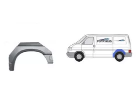 Арка задняя левая Volkswagen Transporter T4 (короткая база) POTRYKUS