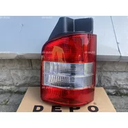 Фонарь задний правый (под распашные двери) красно-белый Volkswagen Transporter T5 дорестайлинг