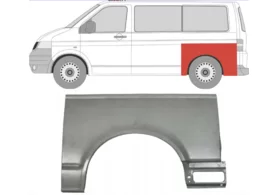 Арка задняя левая Volkswagen Transporter T5 Polcar (широкая)