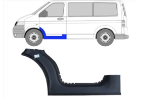 Арка с порогом под переднюю левую дверь Volkswagen Transporter T5