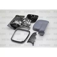 Зеркало боковое левое Volkswagen Transporter T5 дорестайлинг (электро, 5 контактов, грунт) Patron