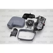 Зеркало боковое правое Volkswagen Transporter T5 дорестайлинг (электрическое, грунт) Patron