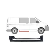 Порог правый под сдвижную дверь Volkswagen Transporter T5 (с вырезом)