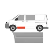 Ремкомплект двери передней левой Volkswagen Transporter T5 (наружная часть)