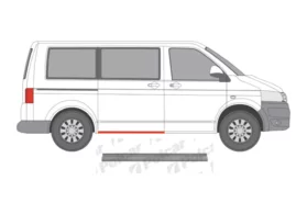 Порог правый под сдвижную дверь Volkswagen Transporter T5 (нижняя часть)